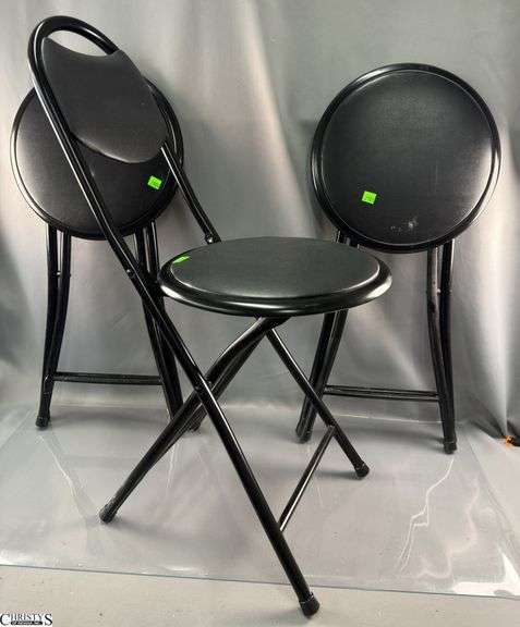 3 Folding Stools image