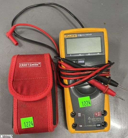 Fluke and Craftsman Tester image