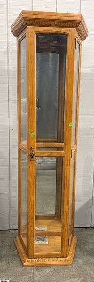 Curio Cabinet 22x14x72", 4 glass shelves image