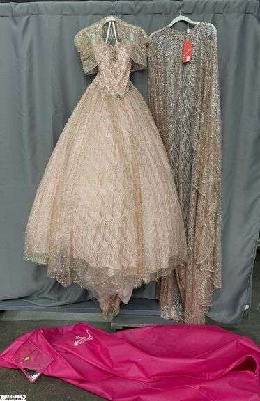 Dancing Queen Rose Gold size 14 Dress image