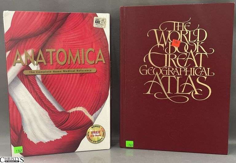 Anatomy and Geographic Atlas books (2) image