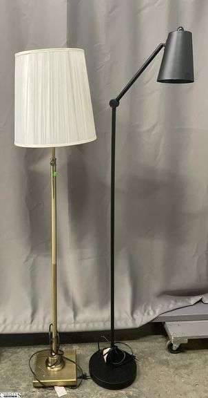 2 Floor lamps tallest 60" image