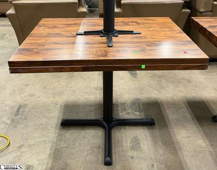 2 Wood Look 4 Top Heavy Table 42x30x30 image