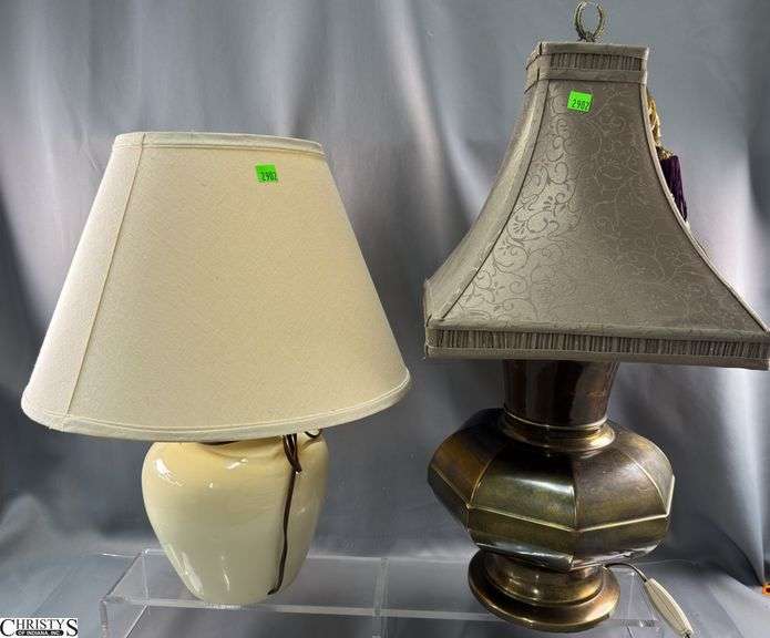 Pair of Table Lamps Tallest 27" Tall image