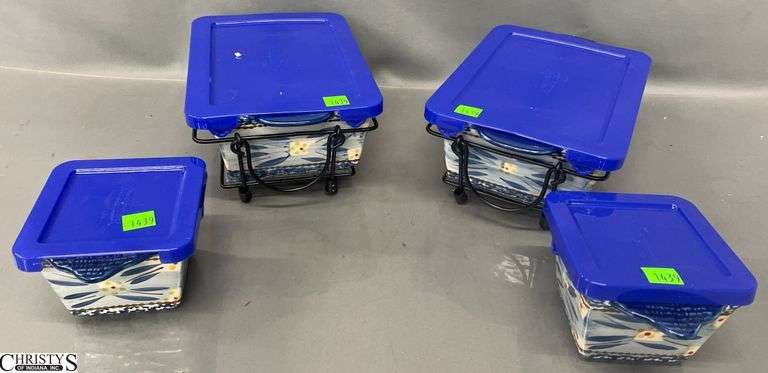 Temptations side dish containers with holders 4 pc image