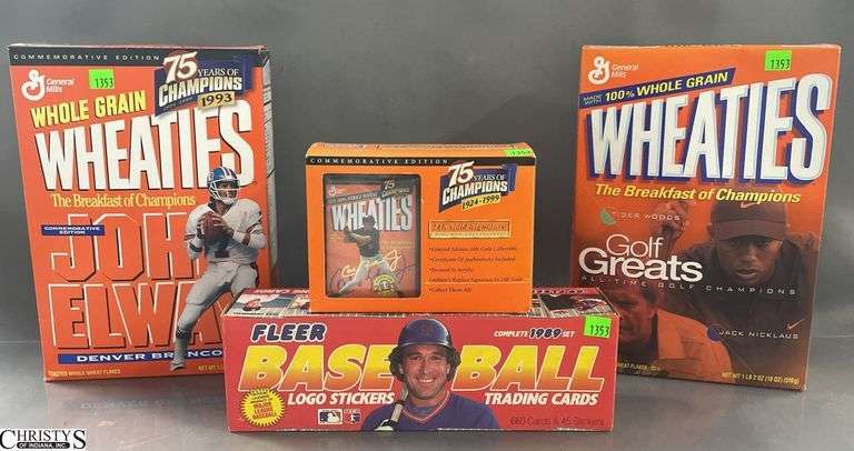Football, Baseball, Wheaties Memorabilia image