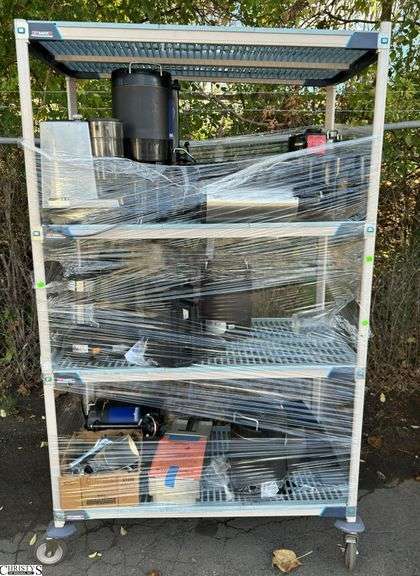 Metro Rack with Bunn Coffee Crafts Servers 48x24x79 image