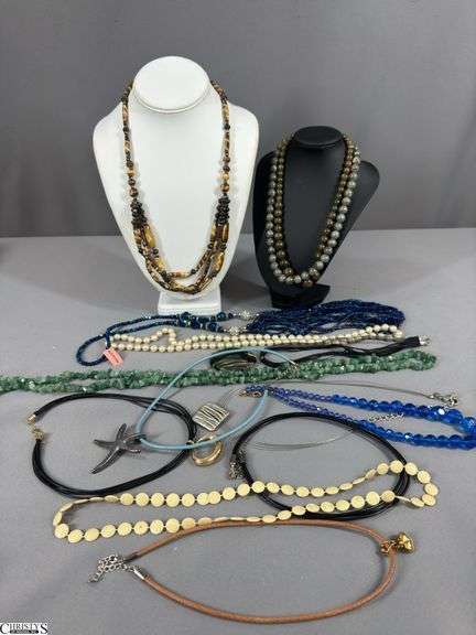 14 Costume Jewelry  Necklaces image