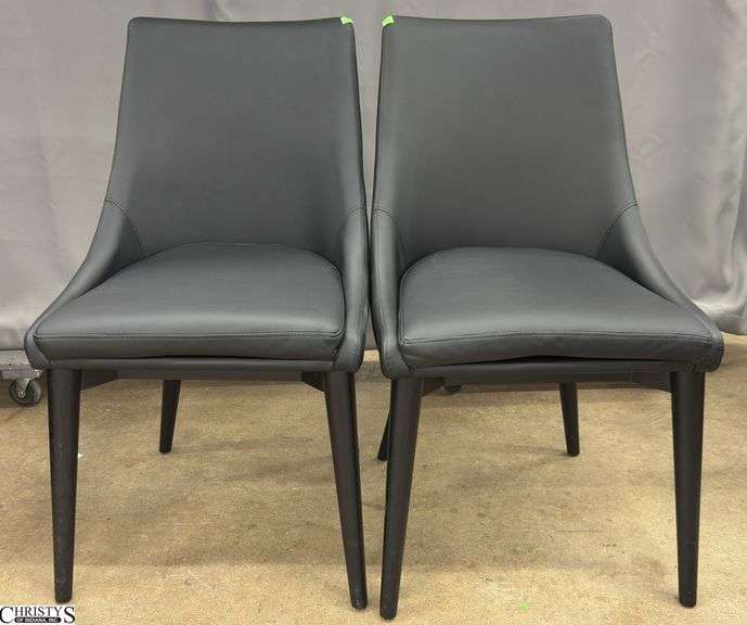 Pair of Leatherlike Office Chairs image