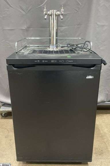 Summit 2 Tap Beer Cooler on Wheels 24x26x48 Untested image