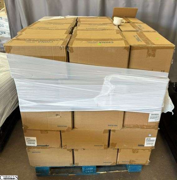 Pallet of Coffee Cups image
