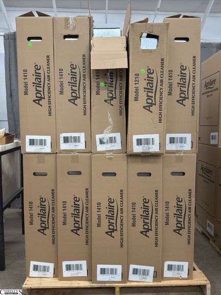Pallet of Aprilaire Model 1410 High Efficiency Air Cleaner image