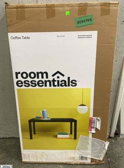 Room Essentials, coffee table 39x19x17", store return overstock shelf pull image
