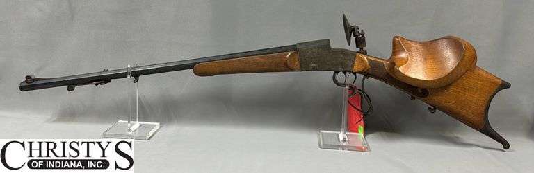 Custom Gun- Leorg Lechner, Nurnberg Air Gun Rifle with Box of Lead Balls.  No Paperwork Necessary