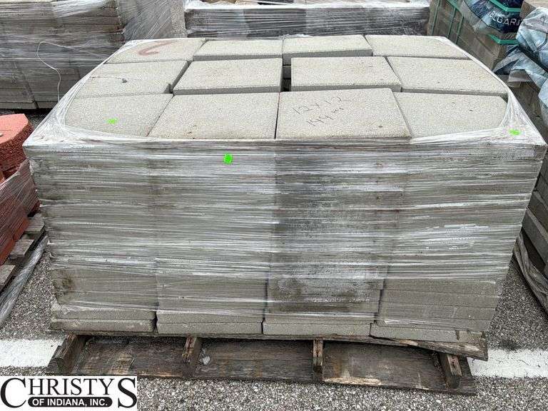 Skid of 12x12 Pavers Some May Have Damage