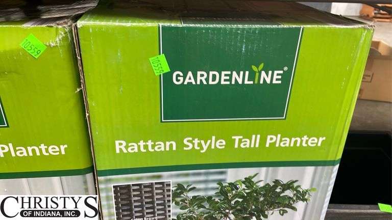 3 Rattan Style Planters