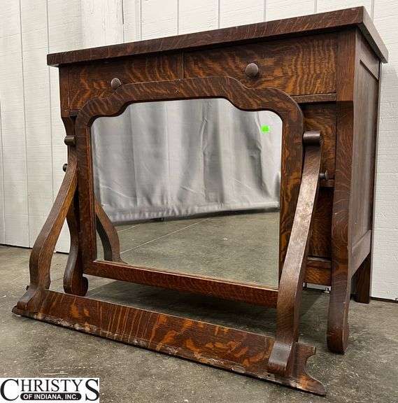 Dresser with Mirror, a Lot of Wear, 42x21x35