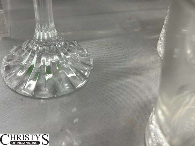 Stemware, Glass Pitcher 8" Tall, Drinkware Some Chips