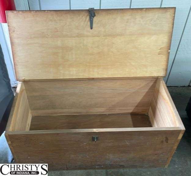 Wood Chest, a Lot of Wear, 38x19x17