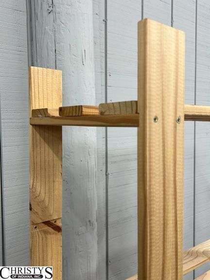 Wood Rack, Five Shelves 32x12x71