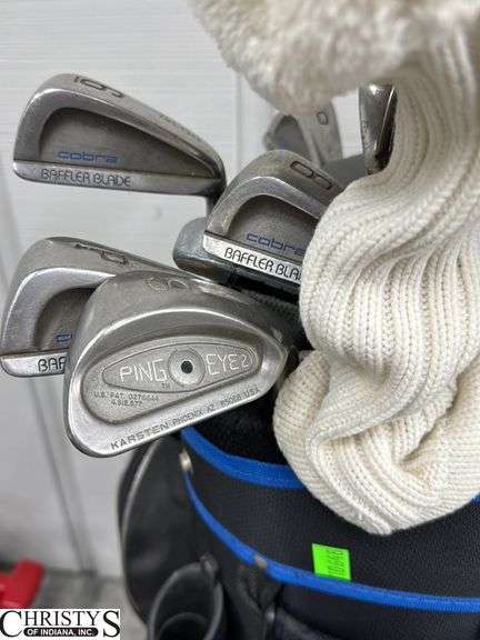 Womens Ping, Cobra, TaylorMade, Golf Clubs in Bag