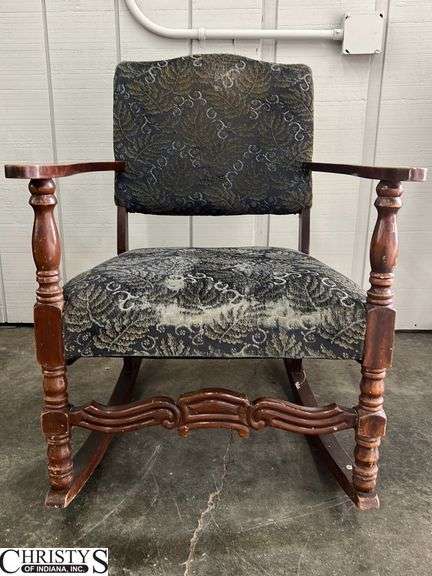 Upholstered Rocking Chair 24x31x32x15 Seat, a Lot of Wear