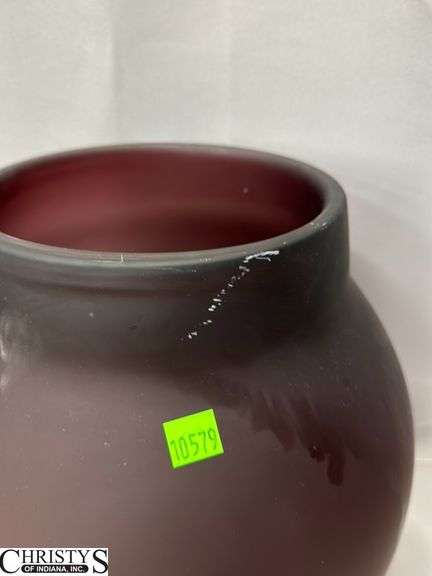 3 Piece Graduated Glass Vases Tallest 12"