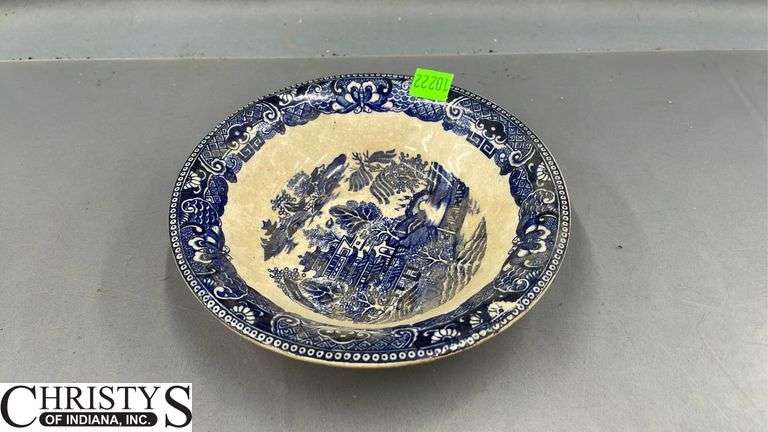 Ceramic/China Serving Bowls, Small Bowls, Cups, Saucers, Largest Bowl 11" Wide, Some have Cracks and Chips, Some Marked R&L Bavaria, P S Germany, Homer Laughlin, Ironstone M&S China