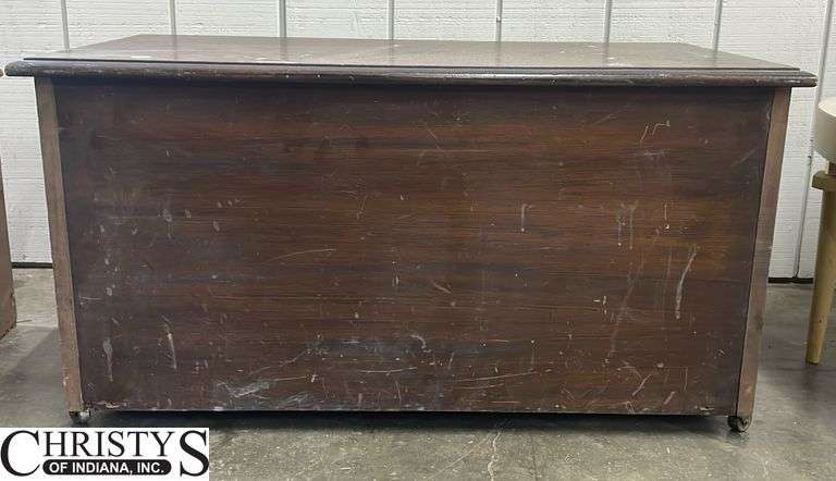 Wood Chest, a Lot of Wear, 36x19x19