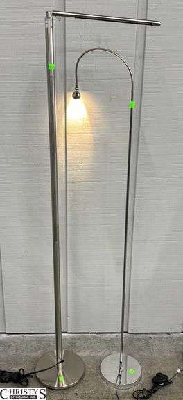 Pair of LED Floor Lamps Tallest 56"