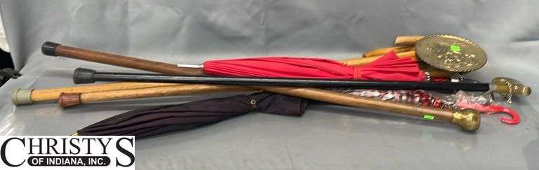 Walking Canes, Umbrellas