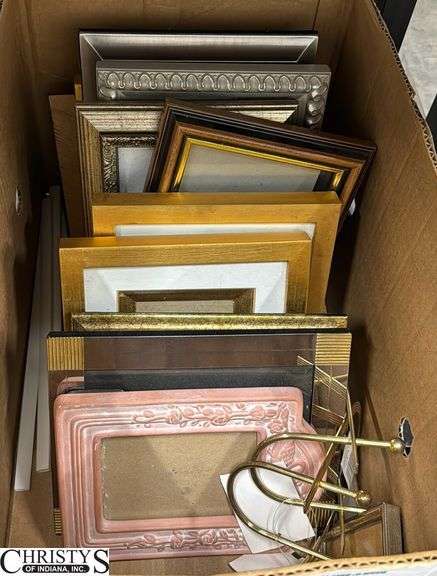 3 Boxes of Picture Frames