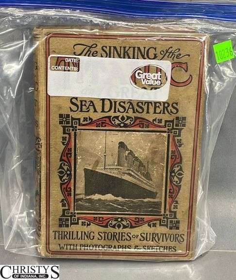 The Sinking of the Titanic and Great Sea Disasters, Copyright 1912