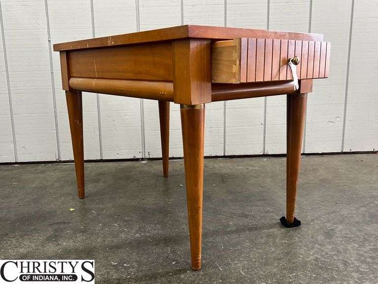 Two Mersman End Tables, Lot of Scratches, 18x28x21