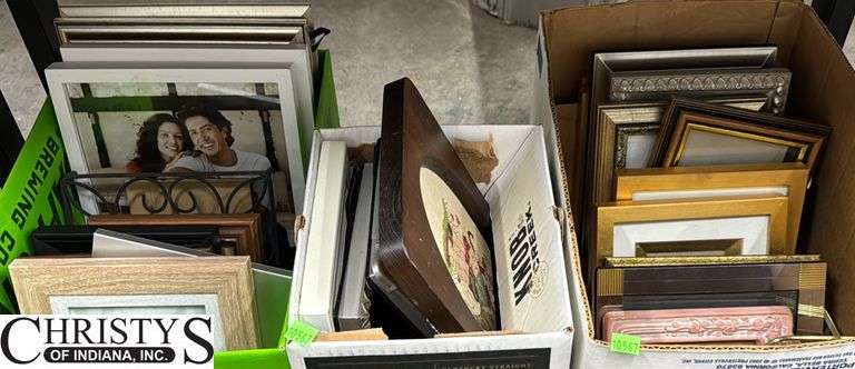 3 Boxes of Picture Frames