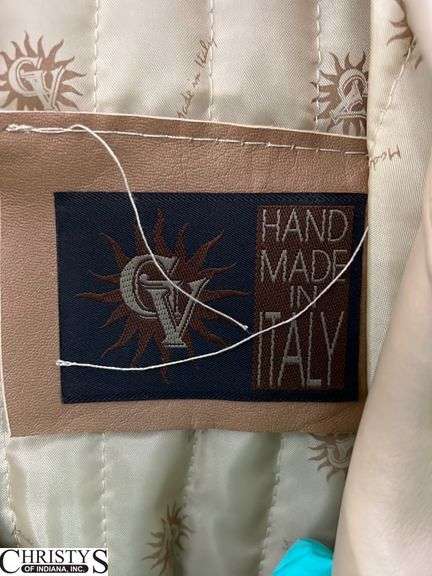 GV Leather Jacket Made in Italy