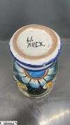 Vase and Lidded Pottery Tallest 10" Couple Chips