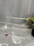 Plastic Magazine Rack 13.5x10.5x12, Glass Decor Vase, Candle