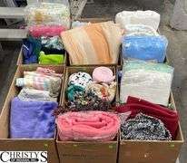 Skid of Blankets and Throws - Skid Not Included