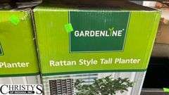 3 Rattan Style Planters
