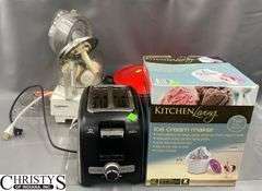 Wok, Food Processor, Ice Cream Maker, Toaster All Untested