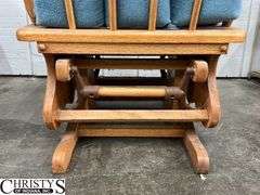 Wood Glider, a Lot of Wear, Needs Cleaning 24x25x42x19