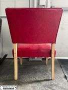 Douglas-Eaton Vinyl Chair 23x25x31x15 Seat, Some Wear