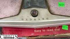 Lighted Vanity Mirror 17" Tall, Two Bathroom Scales, All Untested
