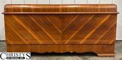Lane Cedar Chest, Waterfall Front, Some Wear, 46x18x23