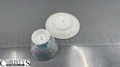 Ceramic/China Serving Bowls, Small Bowls, Cups, Saucers, Largest Bowl 11" Wide, Some have Cracks and Chips, Some Marked R&L Bavaria, P S Germany, Homer Laughlin, Ironstone M&S China