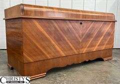 Lane Cedar Chest, Waterfall Front, Some Wear, 46x18x23