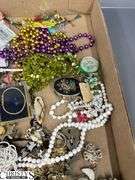 Costume Jewelry Bracelets, Pins, Beads,
