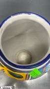 Vase and Lidded Pottery Tallest 10" Couple Chips