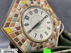 Electric GE Wall Clock, Hull and Other Planters, Largest 7.5x5